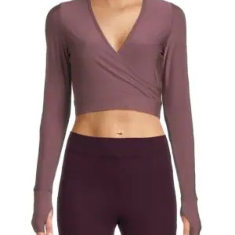 COMMANDO Butter Wrap Top with Thumb Holes - Mink - Mink / S